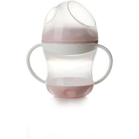 THERMOBABY Auslaufsicherer Becher + Deckel - Puderrosa