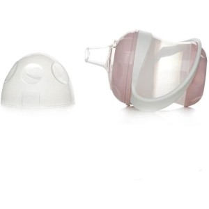 THERMOBABY Auslaufsicherer Becher + Deckel - Puderrosa