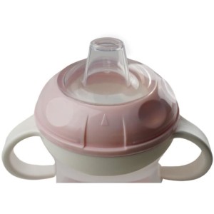 THERMOBABY Auslaufsicherer Becher + Deckel - Puderrosa