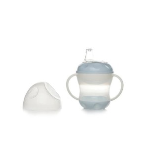 THERMOBABY Auslaufsicherer Becher + Deckel - Blaue Blume |  Tasses ...