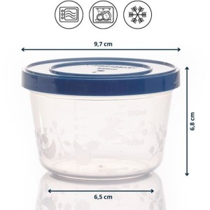 5 x 250ml storage boxes |  CONSERVATION REPAS   | Chef Up