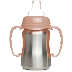 Learning cup - THERMOBABY - Stainless steel - 180 ml - Fishing - Ergonomic and leak-proof