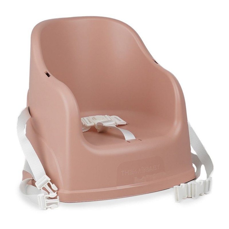Kindersitzerhöhung – THERMOBABY – YOUPLA – Mit Tablett – Von 6 bis 36 Monaten – Kuscheliges Rosa