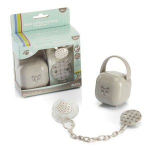 Biberon -Heizung + 230 ml Glasflasche + Flasche Flasche + Duserbox Milch + Bib + Box A Lollipop Box
