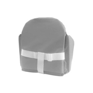 TINEO PVC Chair Cushion with Straps - Gray |  Chaises Hautes Bébé &...