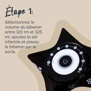 TOMMEE TIPPEE Perfect Prep - bottle preparer - new hot shot function - black
