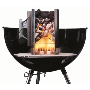 Kit beleuchtete Kamin. Rapidfire