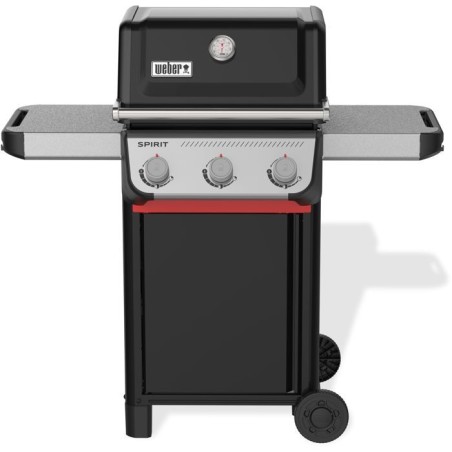 Weber Spirit E-310 Gasgrill – 3 Edelstahlbrenner – 7 kW – Thermometer – Schwarz