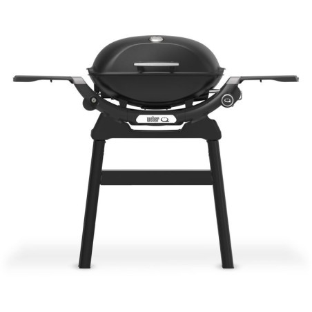 Barbecue a gaz - Weber - Q2200N avec stand - 4,11kW - 1 brûleur - Fonte émaillée - Allumage piézoélectronique - Noir