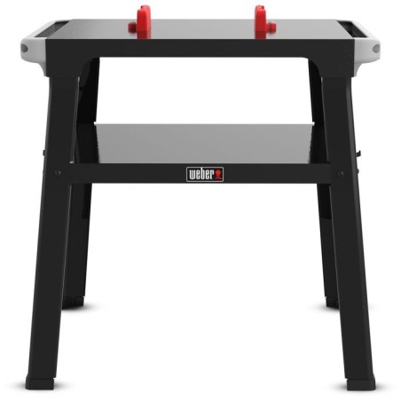 Support pour Lumin/Lumin Compact - Weber - Etagere de rangement - Deux crochets intégrés - Noir