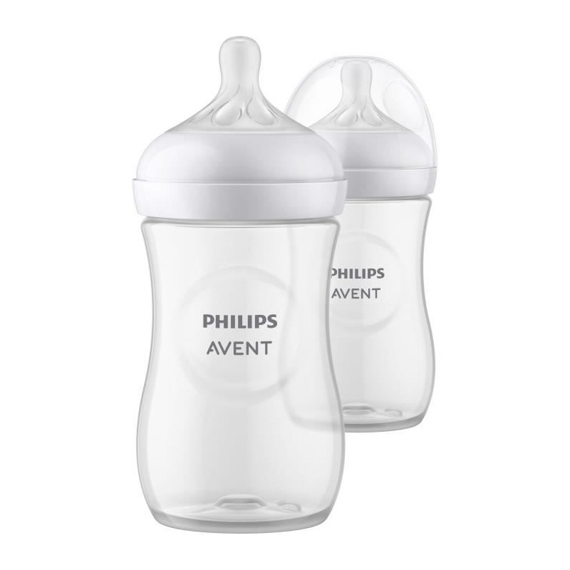 Set of 3 Natural bottles 3.0 Philips Advent Scy903/02 - 260 ml