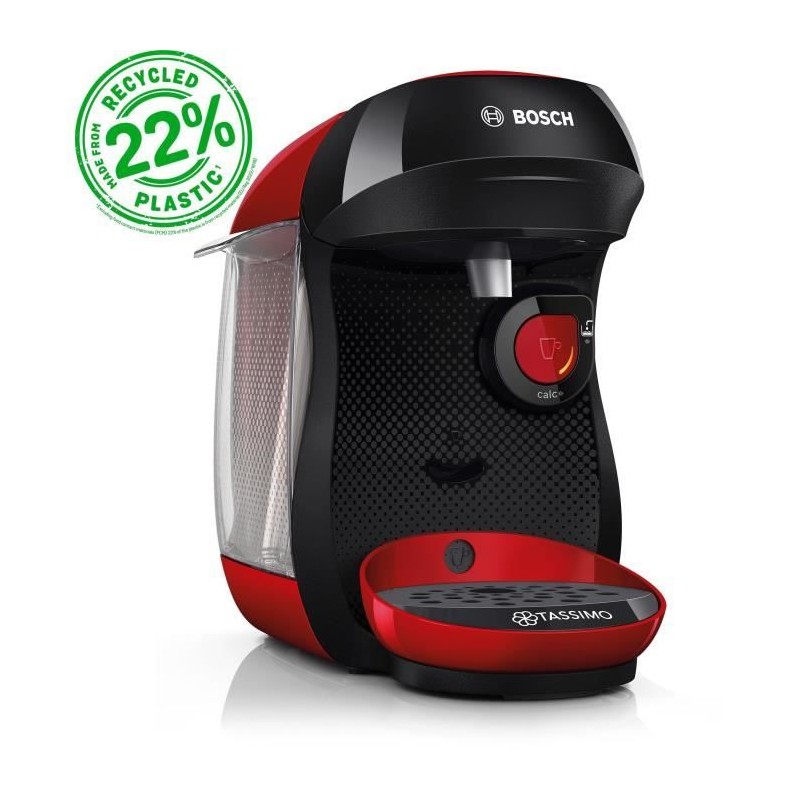 Machine a café multi-boissons - BOSCH - TASSIMO - T10 Happy rouge - 1400 W