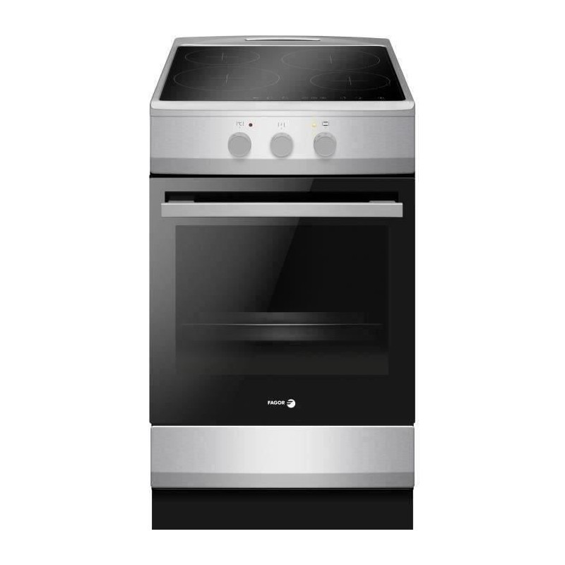 Cuisiniere induction - FAGOR-FACI203S - 4 foyers - 62 L - 50 x 60 cm - Silver
