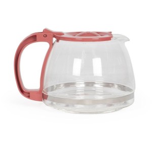 Cafetiere électrique - LIVOO - DOD200RC - 750 W - 1,25 L - 10 a 12 tasses - Rouge chili