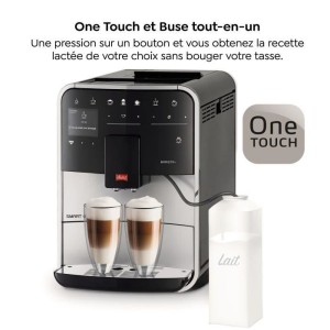 MELITA F831-101 Barista T Smart - Silber (ohne Milchtank)