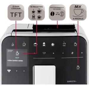 MELITA F831-101 Barista T Smart - Silber (ohne Milchtank)