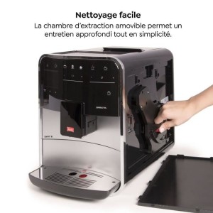MELITA F831-101 Barista T Smart - Silber (ohne Milchtank)