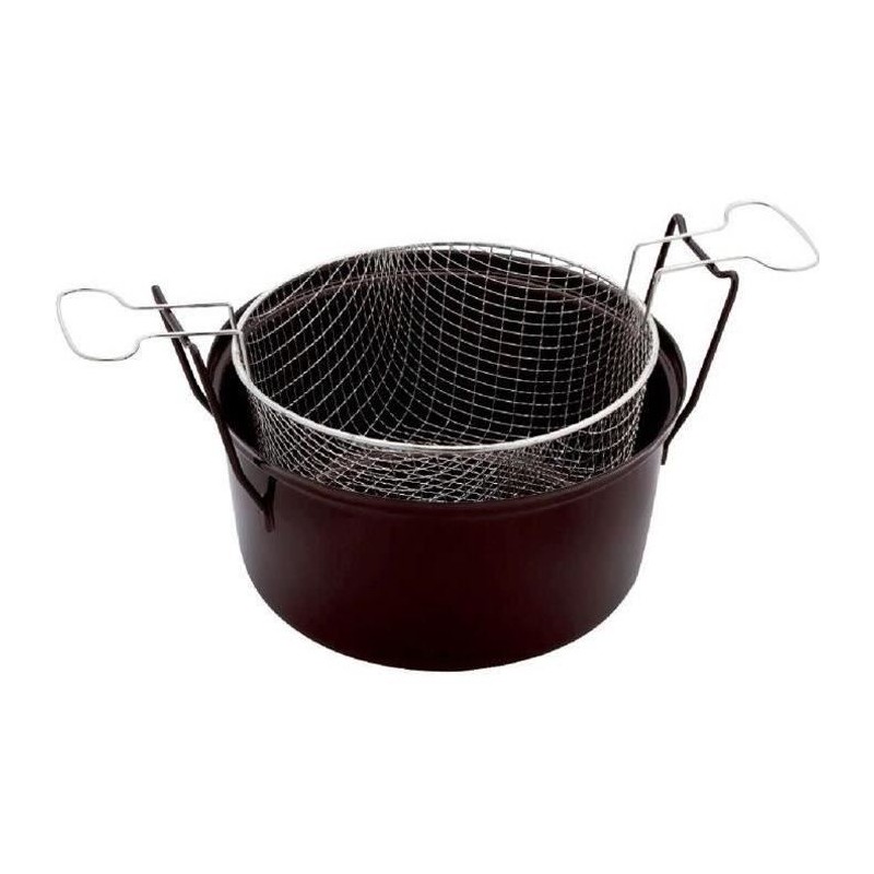 Friteuse du nord BAUMALU - Diametre 28 cm - Noir