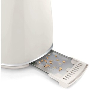 Grille pain vintage 2 fentes - SWEISS - GRS8 - 850 W - Thermostat réglable - Beige