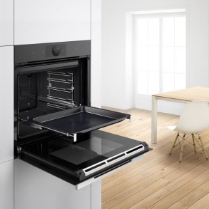 Rails téléscopiques - BOSH - HEZ638070 - Vario Clip - Entierement extensible - Pyrolyse - Cuivre