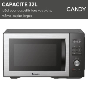 CMGA31EDLB Microwave Grill - 31L - MO: 1000W - Grill: 1000W - Stainless steel cavity - Digital UI Automatic cleaning