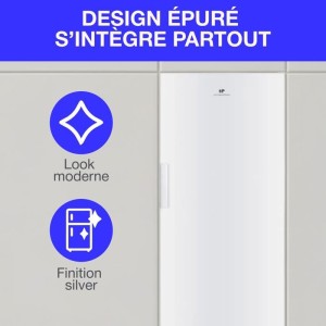 Congélateur armoire - CONTINENTAL EDISON - CECUF204NFWD - 204 L - Total No Frost - Classe D - Blanc
