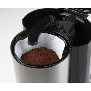 Filterkaffeemaschine – DOMO – DO709K – 1000 W – 1 l – 8 Tassen – LCD-Bildschirm – 24-Stunden-Timer – Edelstahl