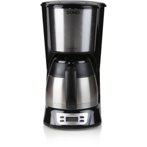 Filterkaffeemaschine – DOMO – DO709K – 1000 W – 1 l – 8 Tassen – LCD-Bildschirm – 24-Stunden-Timer – Edelstahl