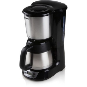 Filterkaffeemaschine – DOMO – DO709K – 1000 W – 1 l – 8 Tassen – LCD-Bildschirm – 24-Stunden-Timer – Edelstahl