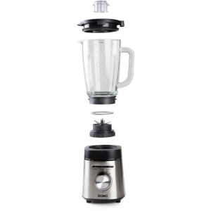 Mixer - DOMO - DO740BL - Hohe Geschwindigkeit - 1400 W - 1,75 l - Grau