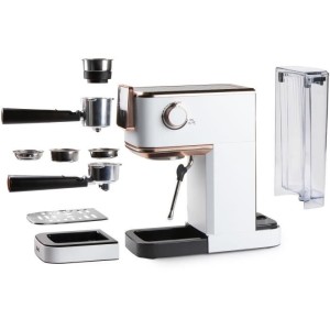 3-in-1-Espressomaschine - DOMO - DO746K - 1350 W - 20 Bar - Weiß / Pink