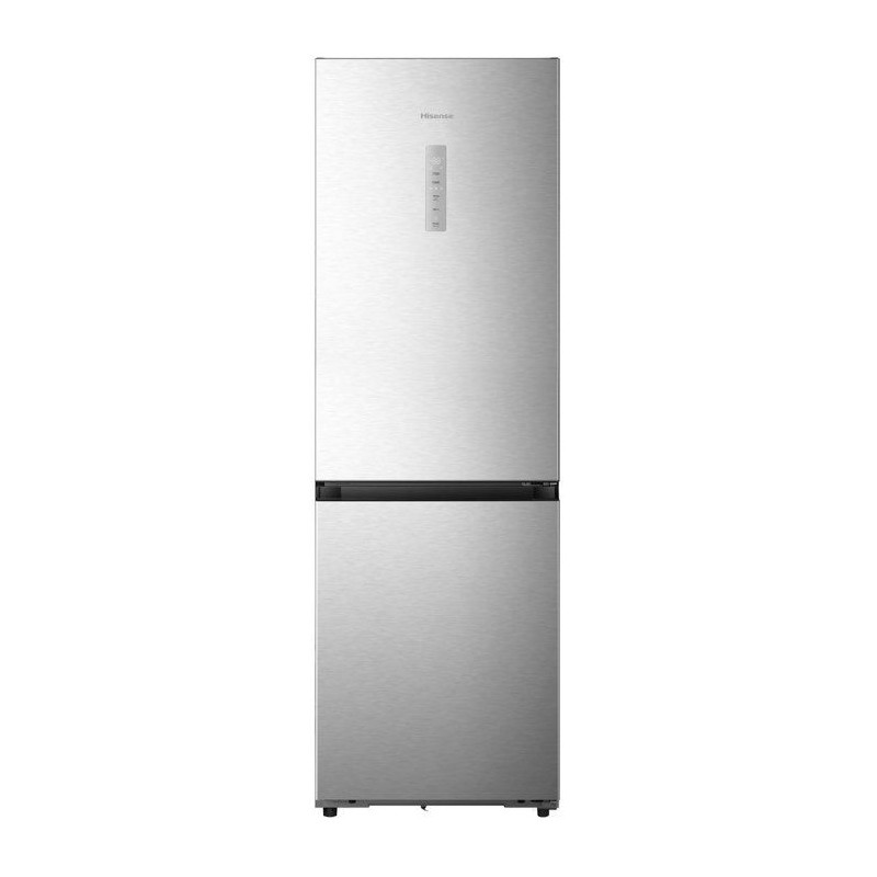 Réfrigérateur Combiné - HISENSE - RB3K330SAIE - 330 L - Classe E - 59,5 x 60 x 185 cm - Inox