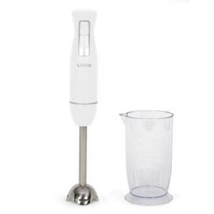 Stabmixer mit Schüssel - LIVOO - DOP245W - 400 W - 2 Geschwindigkeiten - Weiß
