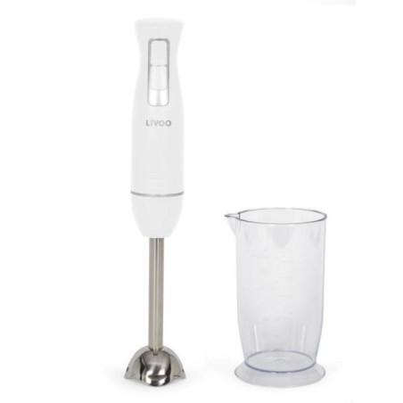 Stabmixer mit Schüssel - LIVOO - DOP245W - 400 W - 2 Geschwindigkeiten - Weiß