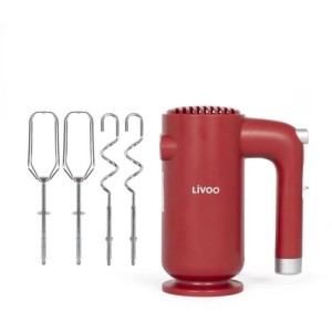 Elektromixer - LIVOO - DOP243R - 250 W - 5 Geschwindigkeiten - Rot