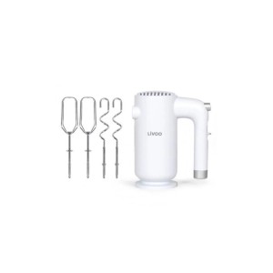 Electric mixer - LIVOO - 250 W - 5 speeds and turbo function - White