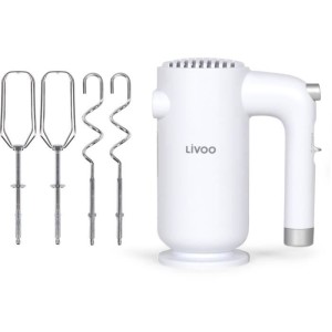 Electric mixer - LIVOO - 250 W - 5 speeds and turbo function - White