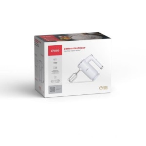 Elektromixer - LIVOO - 250 W - 5 Geschwindigkeiten und Turbofunktion - Weiß