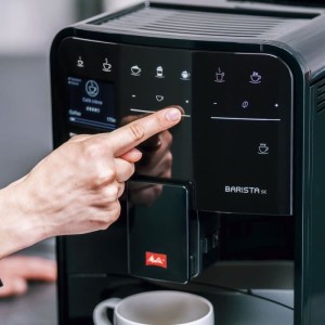 Kaffeevollautomat mit Mahlwerk - MELITTA - Barista SE F830-003 - 1450 W - Schwarz