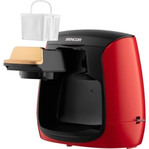 Machine a café - SENCOR - SCE 2101RD - 0,3 L - 500 W - 2 tasses incluses - Rouge