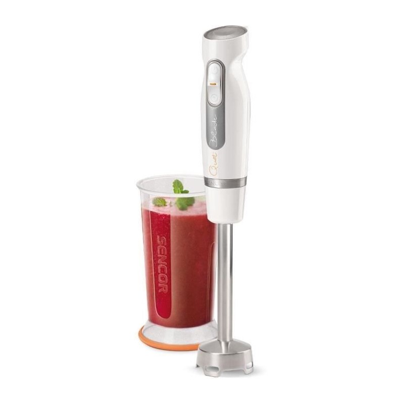 Mixeur plongeant - SENCOR - SHB4358WH - 800W - Blanc - 2 vitesses