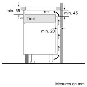 Induktionskochfeld - BOSCH Serie 2 - 3 Brenner - 52,2 x 59,2 x 5,1 cm - PUC611AA5E - Schwarz