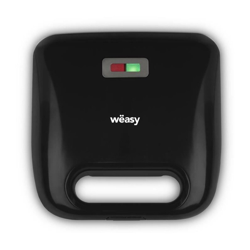 Appareil a croque-monsieur 4 en 1 WEASY - JOY600 - 4 plaques interchangeables - Revetement anti-adhésif - 750W