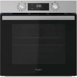 Four encastrable - Pyrolyse + Hydrolyse - Multifonction Chaleur pulsée - WHIRLPOOL - OMR58RU0SX - Inox - Porte froide
