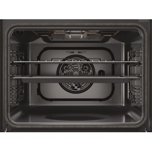 Four encastrable - Pyrolyse + Hydrolyse - Multifonction Chaleur pulsée - WHIRLPOOL - OMR58RU0SX - Inox - Porte froide