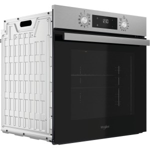 Einbaubackofen – Pyrolyse + Hydrolyse – Multifunktion – WHIRLPOOL – OMR58RU0SX – Edelstahl – Kalte Tür – 59,5 x 5