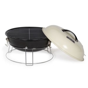 Tragbarer Holzkohlegrill – LIVOO – DOC301 – Champagner und Schwarz
