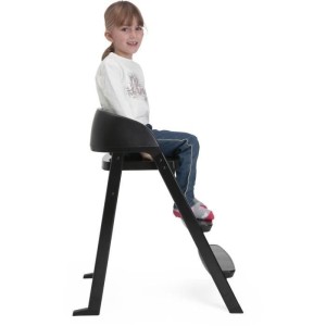CHICCO Crescendo Lite weiterentwickelter Hochstuhl – Kairo-Kohle – Schwarz – 8,25 kg – bis zu 99 Jahre