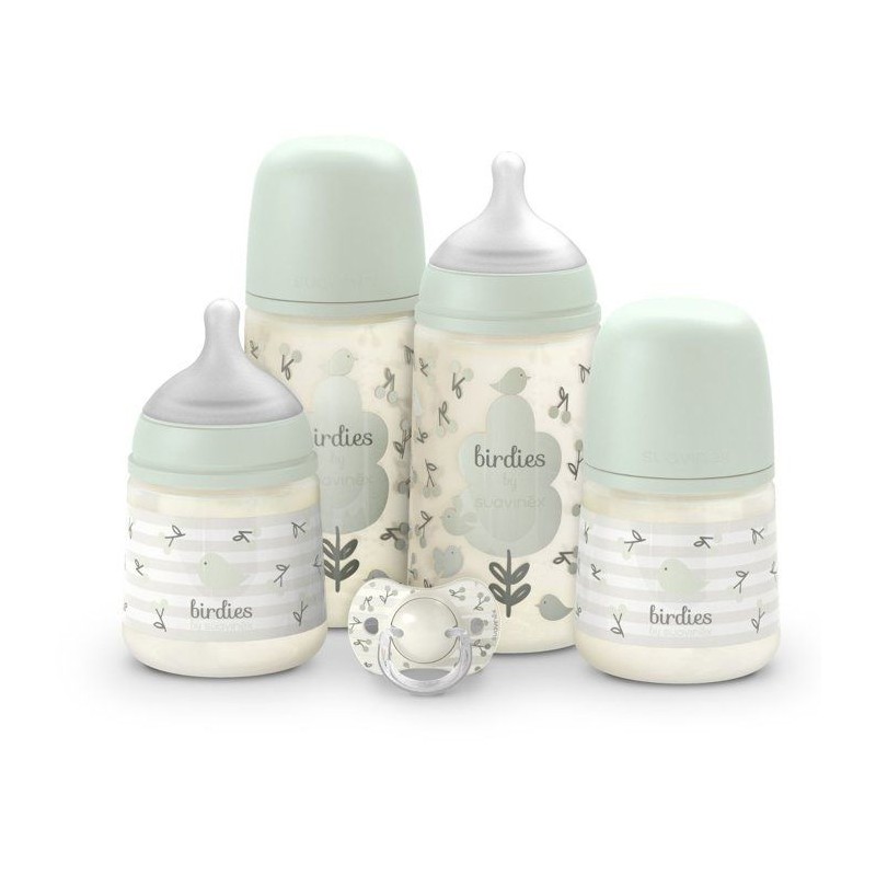 Set nouveau-né - SUAVINEX - Birdies - 0 a 6 mois - Vert