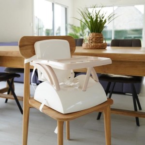 THERMOBABY YEEHOP 2-in-1-Kindersitzerhöhung - 6-18 Monate - 3-Punkt-Sicherheitsgurt - Abnehmbares Tablet - Ozeanblau